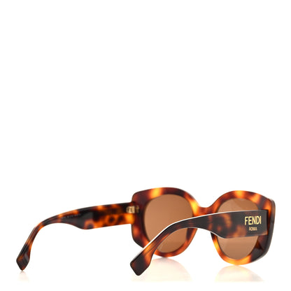 Fendi Acetate Fendi Roma Sunglasses FE40137I Havana 4 of 6