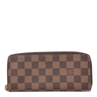 Louis Vuitton Damier Ebene Clemence Wallet Cherry 1 of 7