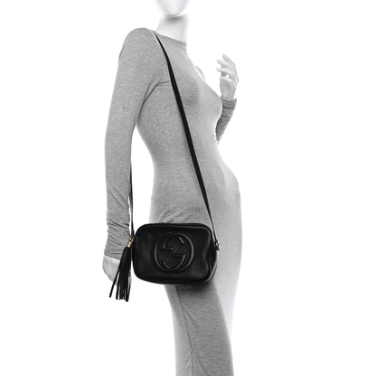 Gucci Pebbled Calfskin Small Soho Disco Bag Black 2 of 16