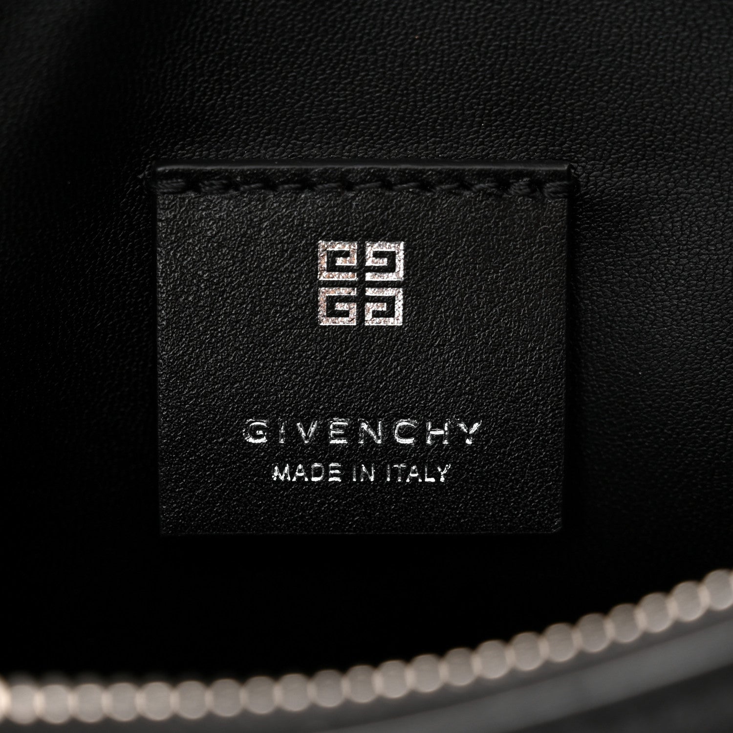 Givenchy Smooth Calfskin Small Moon Cut Out Shoulder Bag Black 6 of 10