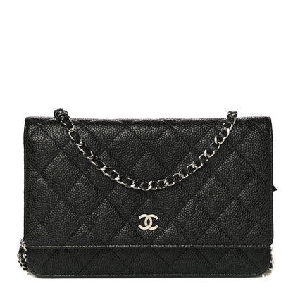 Chanel Caviar Quilted Wallet On Chain WOC Black 1 of 10