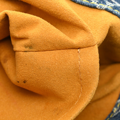 Louis Vuitton Monogram Denim Sac Plat Blue 7 of 14