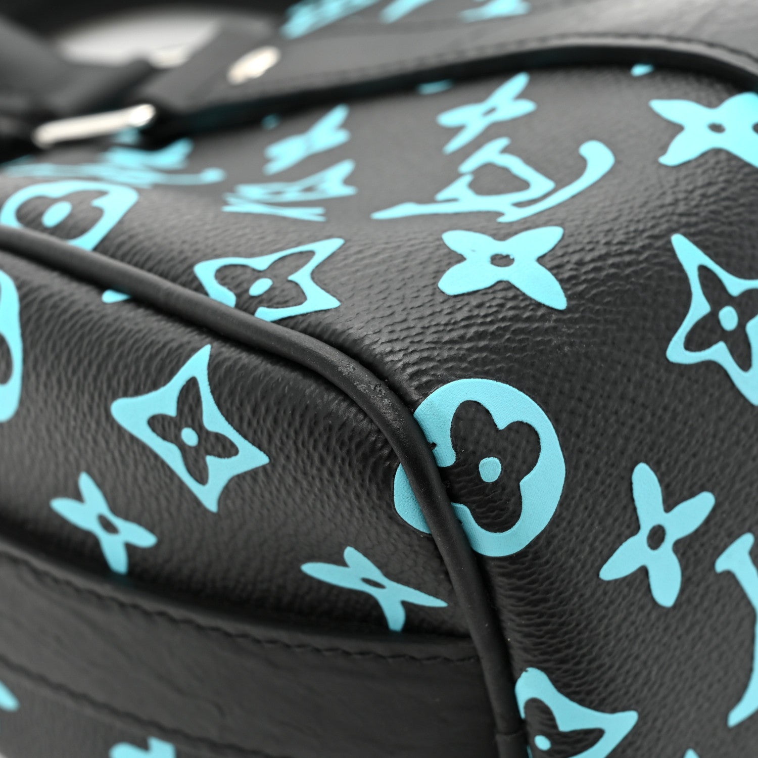 Louis Vuitton Monogram Playground Keepall Bandouliere 25 Black 16 of 18