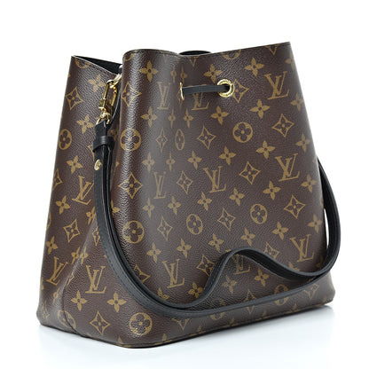 Louis Vuitton Monogram Neonoe MM Black 2 of 11