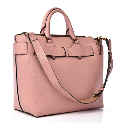 Burberry Soft Grain Calfskin Medium Belt Bag Ash Rose 2 of 12