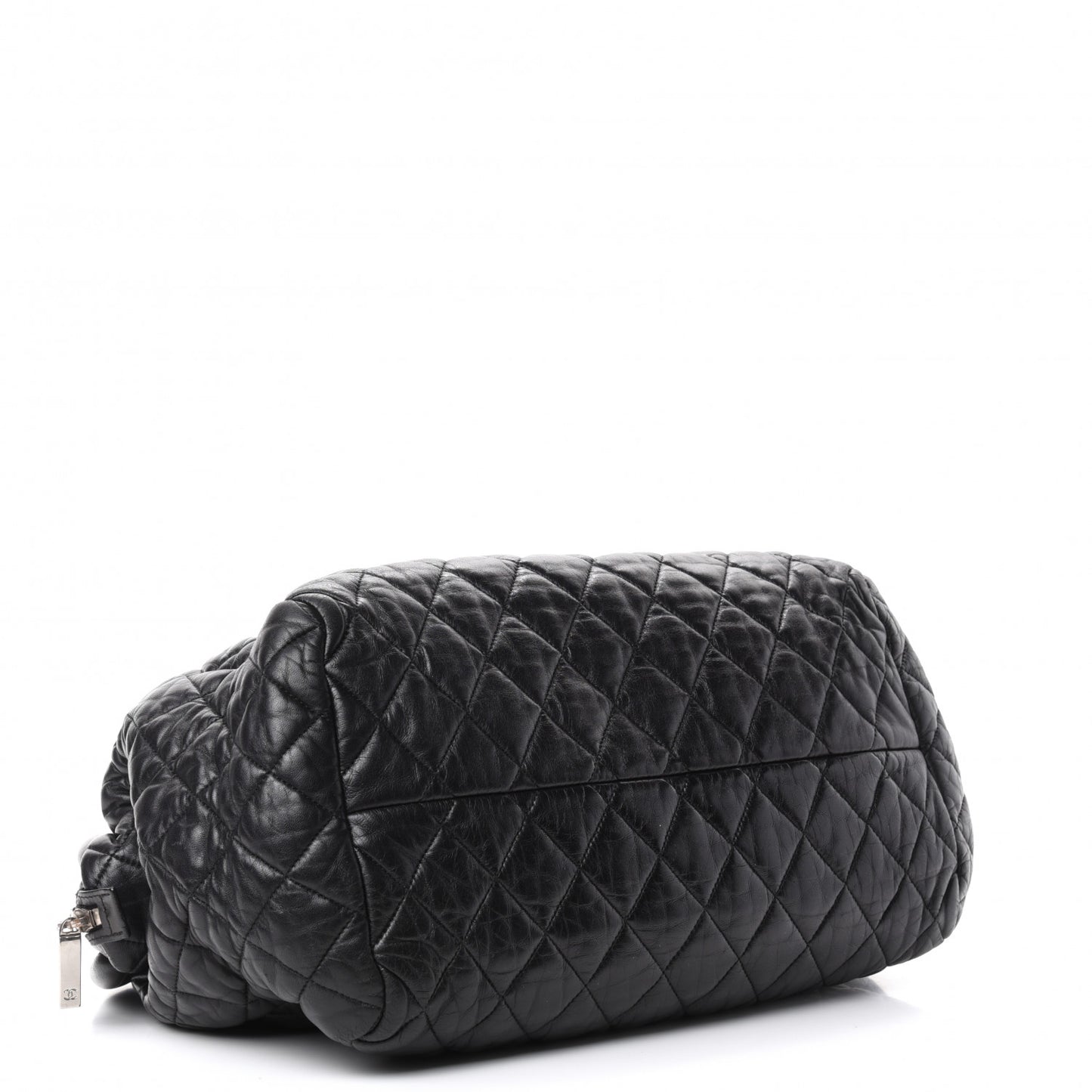Lambskin Coco Cocoon Bowler Black