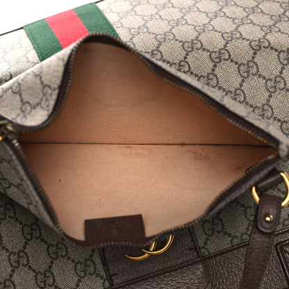Gucci GG Supreme Monogram Web Large Ophidia Tote Brown 10 of 22