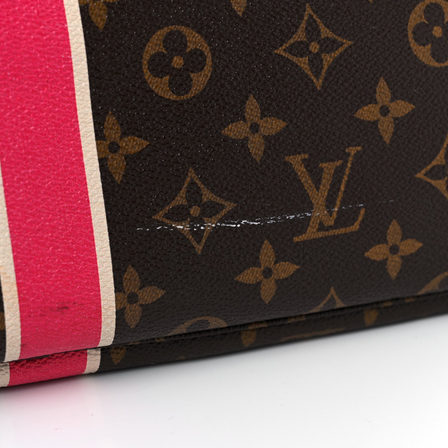 Louis Vuitton Monogram My LV Heritage Neverfull MM Fuchsia White 14 of 24