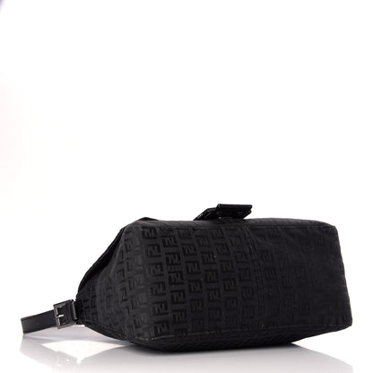 Fendi Zucchino Mama Baguette Black 4 of 10