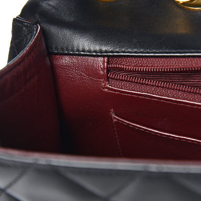 Chanel Lambskin Quilted XL Jumbo Single Flap Black 9 of 12