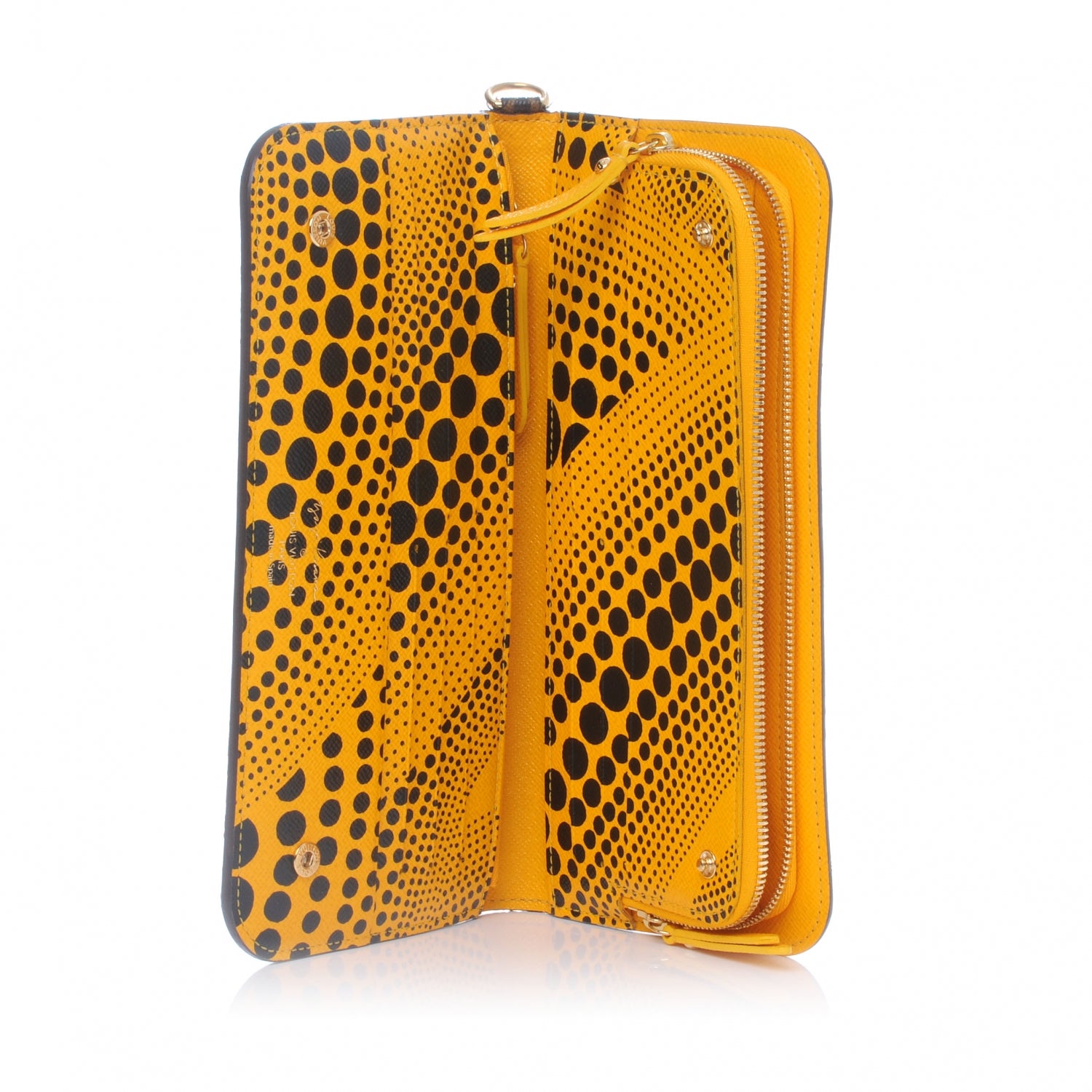 Louis Vuitton Monogram Kusama Waves Insolite Wallet Yellow 4 of 6