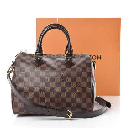 Louis Vuitton Damier Ebene Speedy Bandouliere 25 12 of 12
