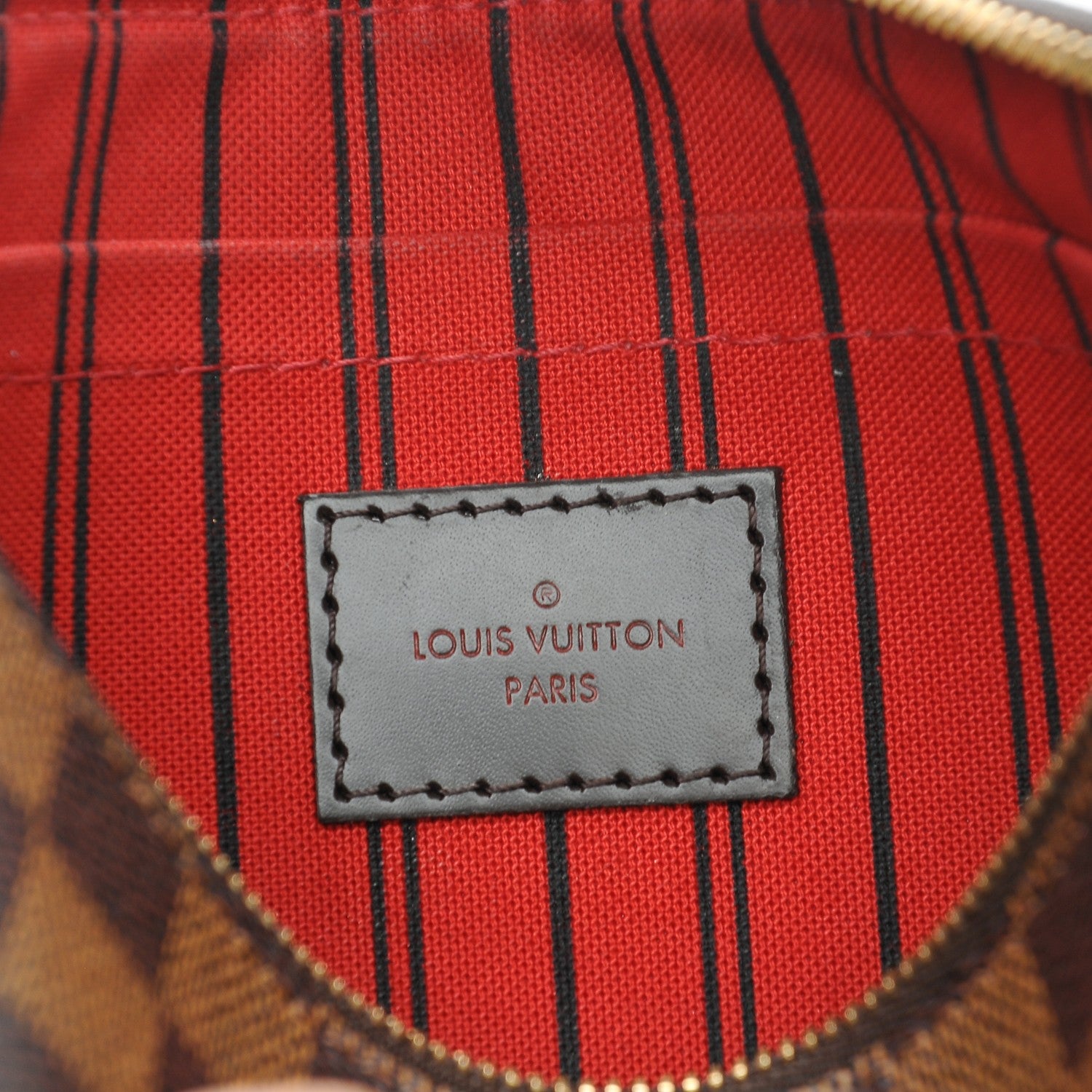 Louis Vuitton Damier Ebene Neverfull MM GM Pochette 6 of 8