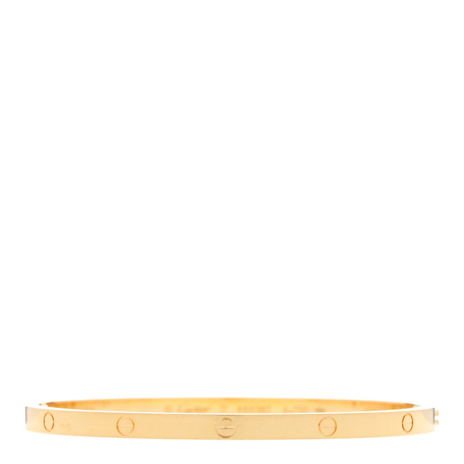 Cartier 18K Yellow Gold Small LOVE Bracelet 17 1 of 5