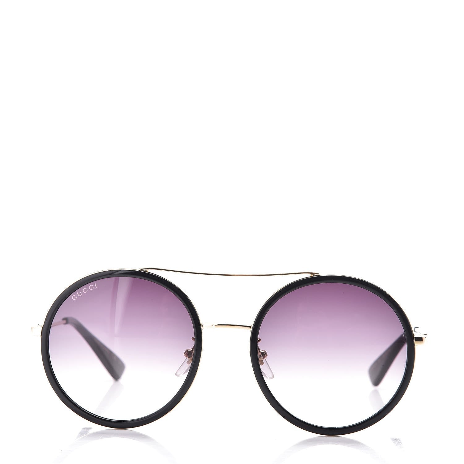 Gucci Round Frame Sunglasses GG0061S Black 2 of 7