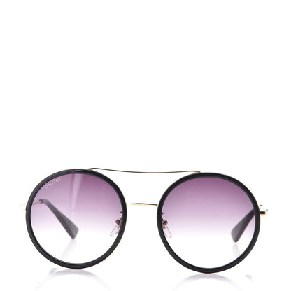 Gucci Round Frame Sunglasses GG0061S Black 2 of 7