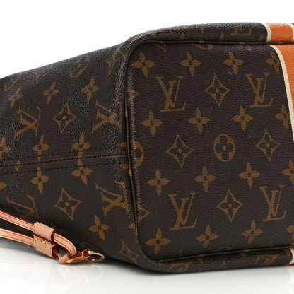 Louis Vuitton Monogram My LV Heritage Neverfull MM Orange and White 8 of 9