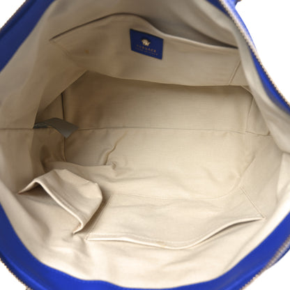 Versace Vitello Medusa Tote Blue 5 of 9