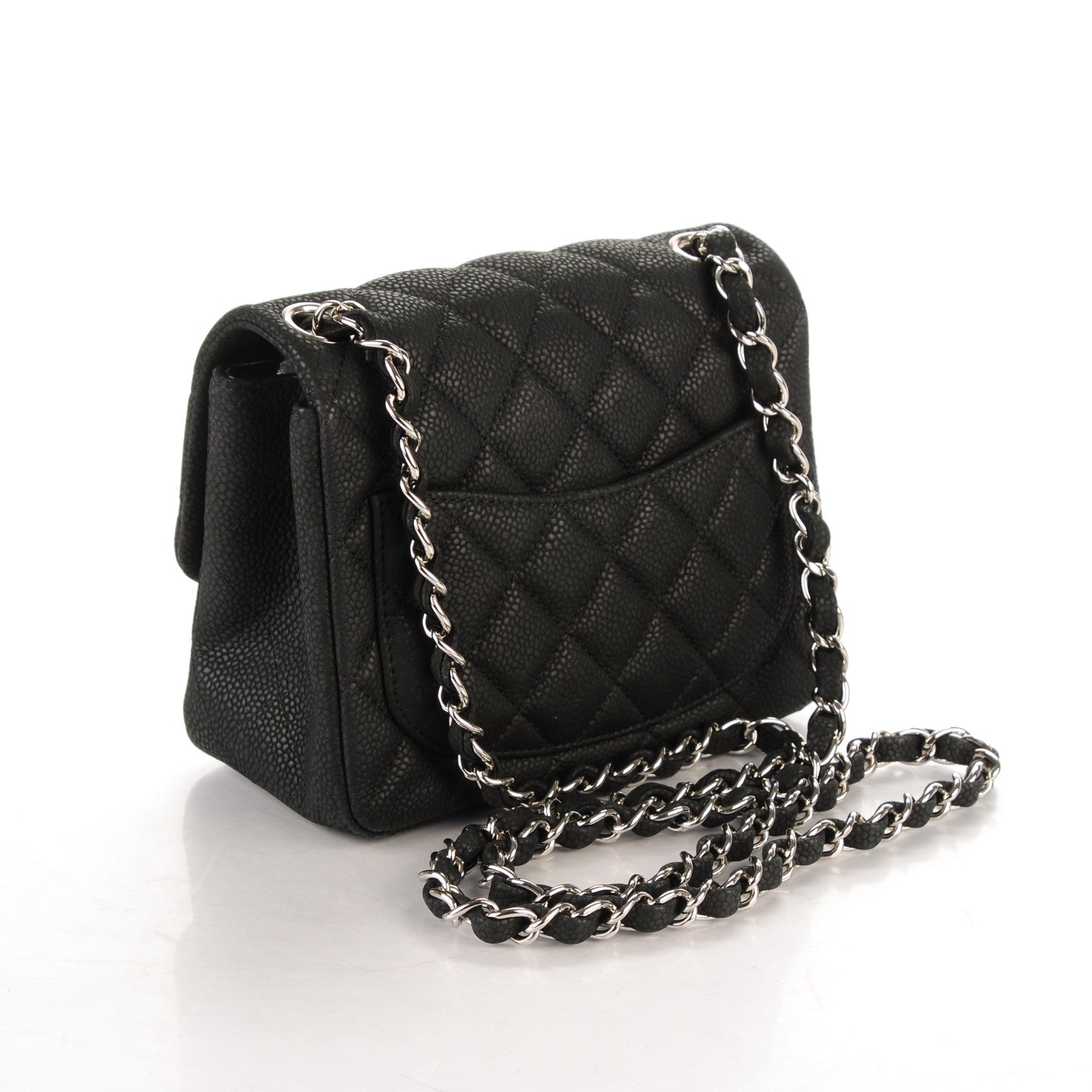 Chanel Iridescent Caviar Quilted Mini Square Flap Black 3 of 7