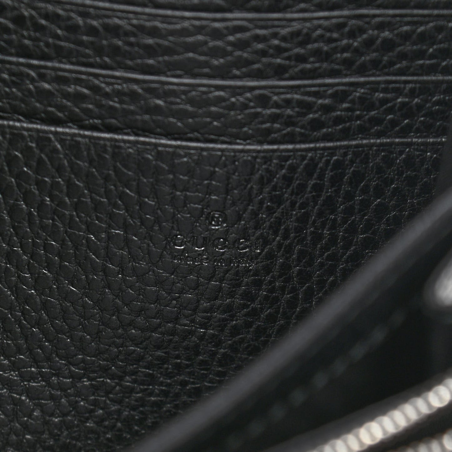 Calfskin Mini Dionysus Chain Wallet Black