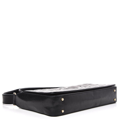 Chanel Lambskin Quilted CC Chocolate Bar Flap Black 4 of 16