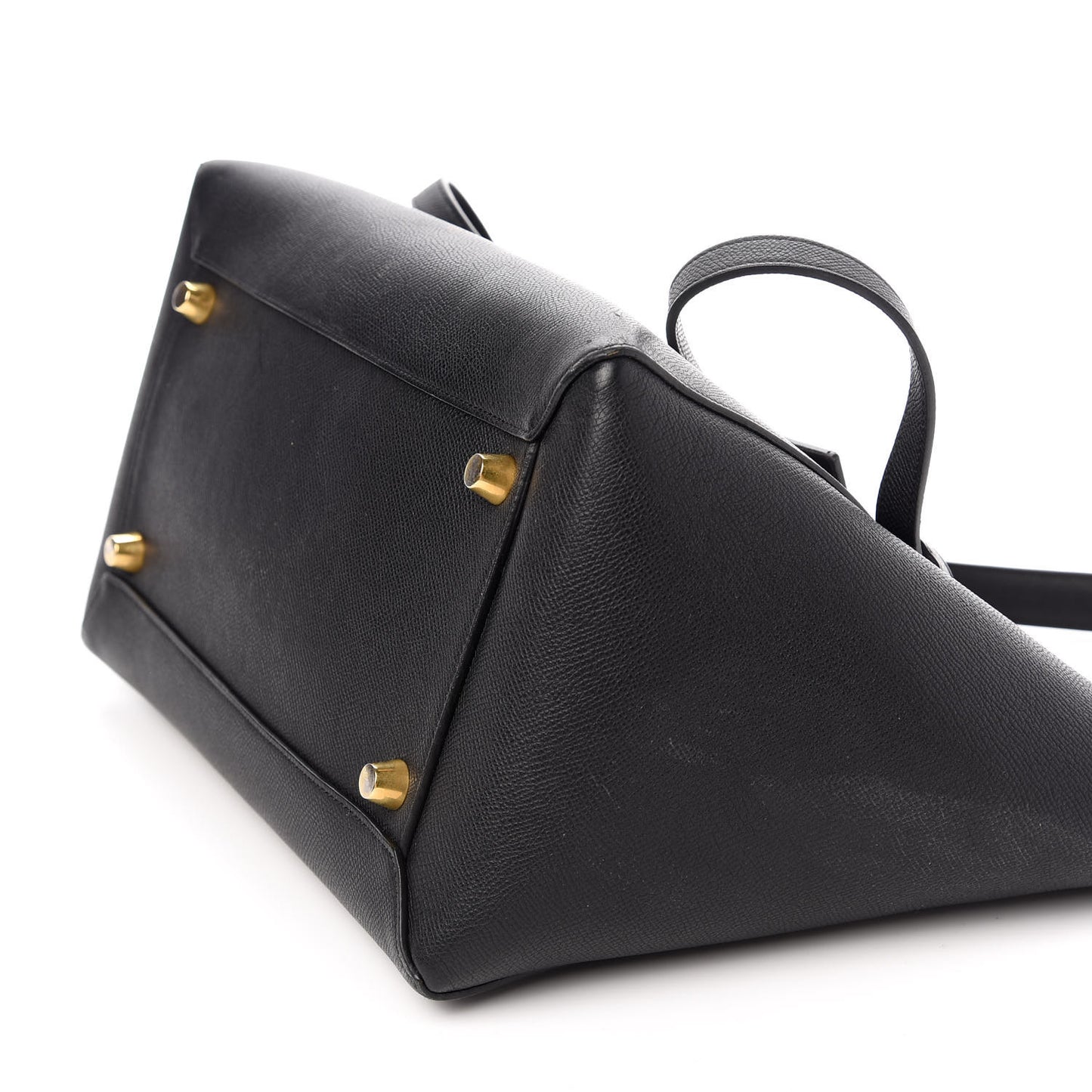 Grained Calfskin Mini Belt Bag Black