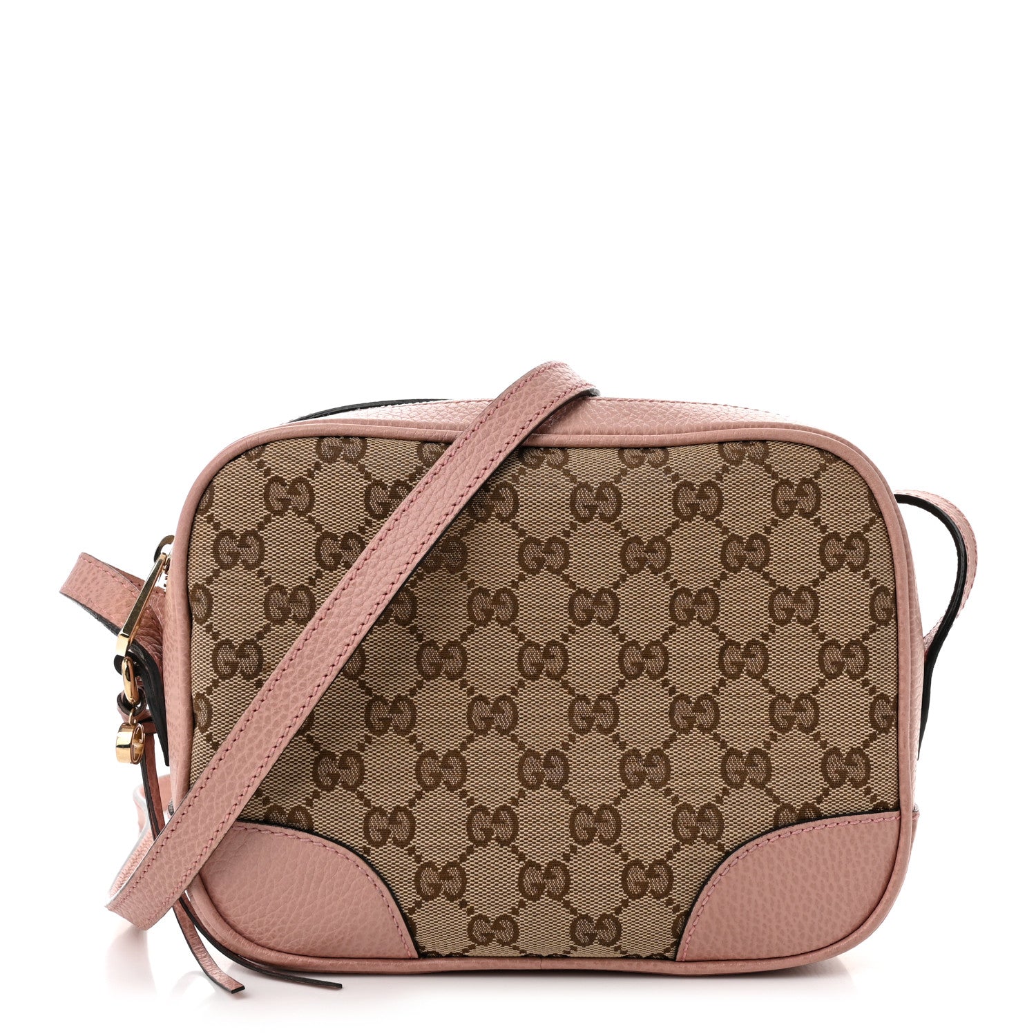 Gucci Monogram Mini Bree Messenger Bag Beige Soft Pink 1 of 10