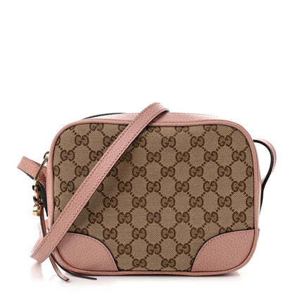Gucci Monogram Mini Bree Messenger Bag Beige Soft Pink 1 of 10