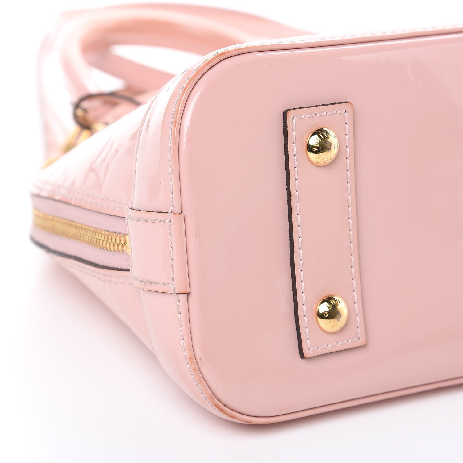 Louis Vuitton Vernis Alma BB Rose Ballerine 8 of 20