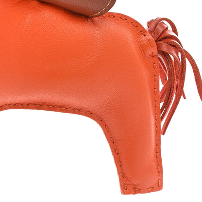 Hermes Milo Lambskin Grigri Rodeo Horse Bag Charm MM 4 of 5