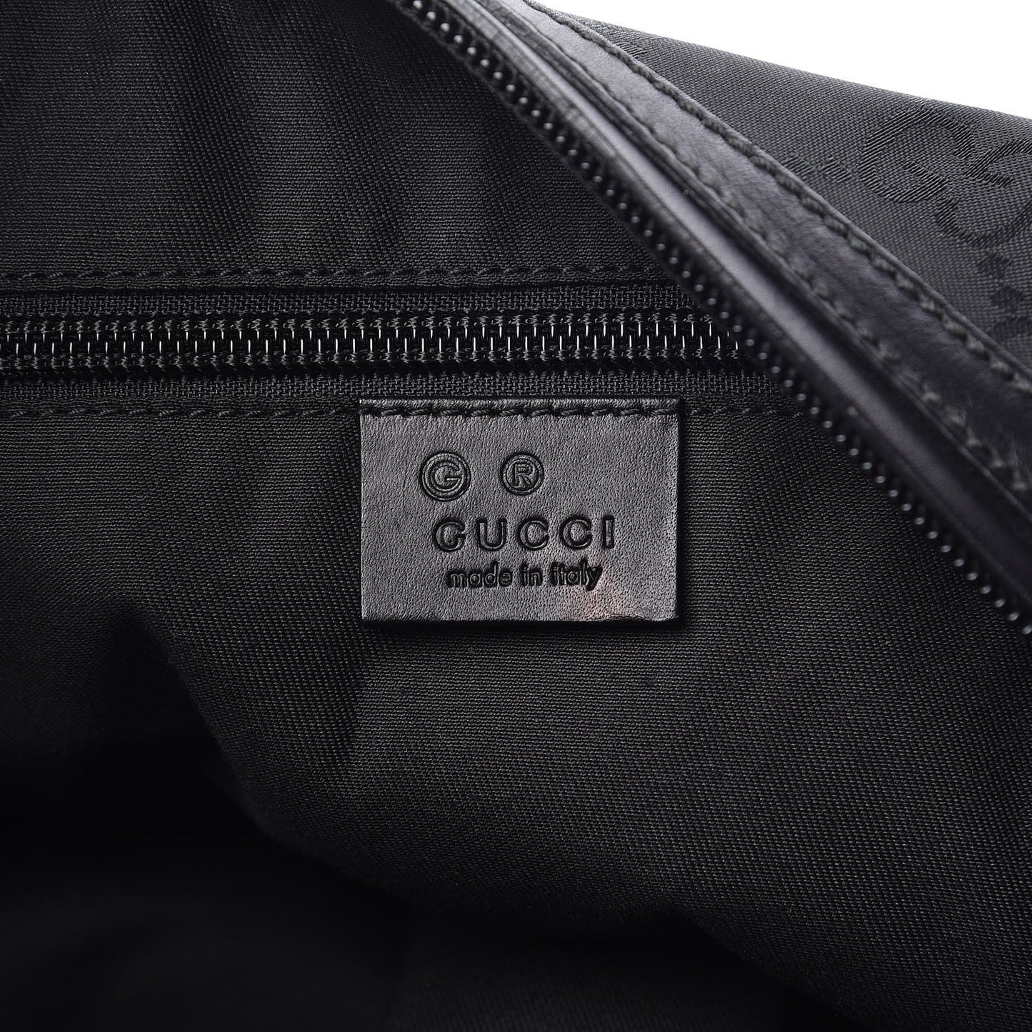 Nylon Monogram Oversized Overnight Bag Black