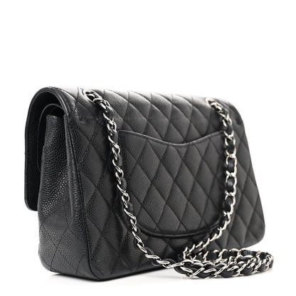 Chanel Caviar Quilted Medium Double Flap Black 3 of 10