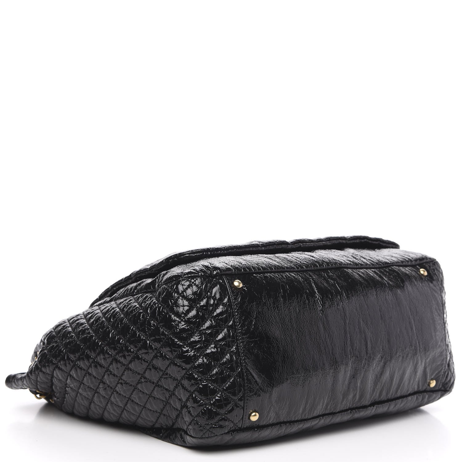 Chanel Vinyl XXL Rock and Chain Flap Black 4 of 12