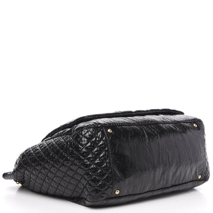 Chanel Vinyl XXL Rock and Chain Flap Black 4 of 12