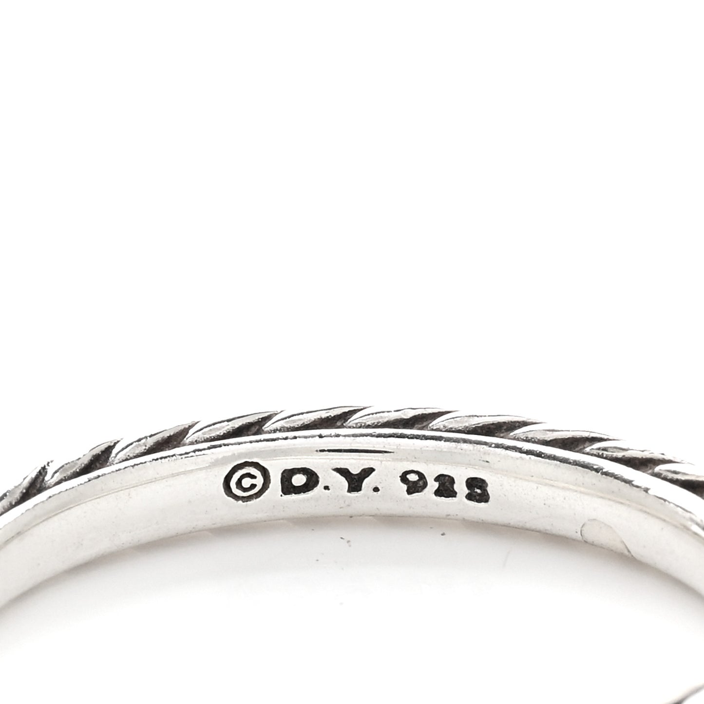 Sterling Silver Stackable Cable Ring 51 5.75