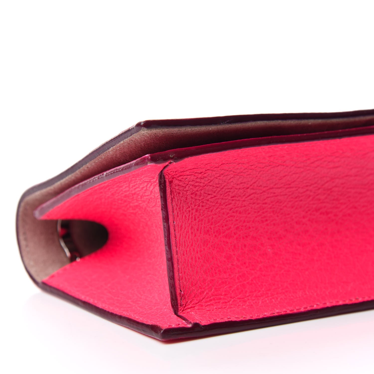 Jimmy Choo Calfskin Star Studded Floria Shocking Pink 6 of 9