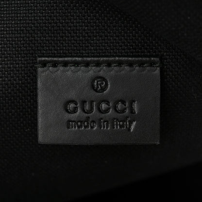 Gucci GG Supreme Monogram Web Belt Bag Black Grey 6 of 12