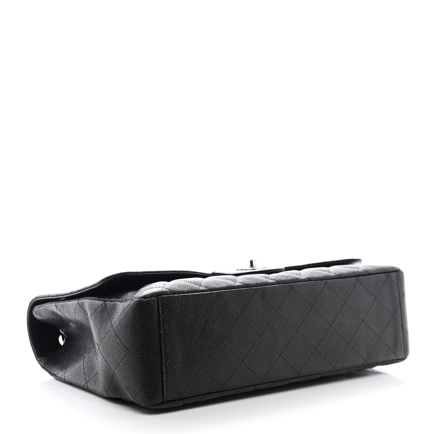 Caviar Quilted Maxi Single Flap Black