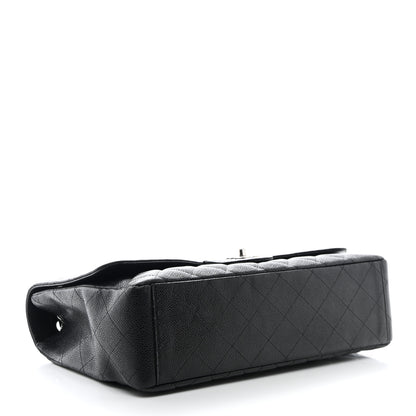 Chanel Caviar Quilted Maxi Single Flap Black 4 of 11