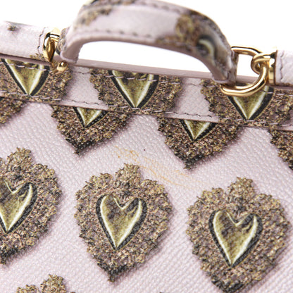 Dolce & Gabbana Dauphine Sacred Heart Mini Miss Sicily Satchel Pink 8 of 10
