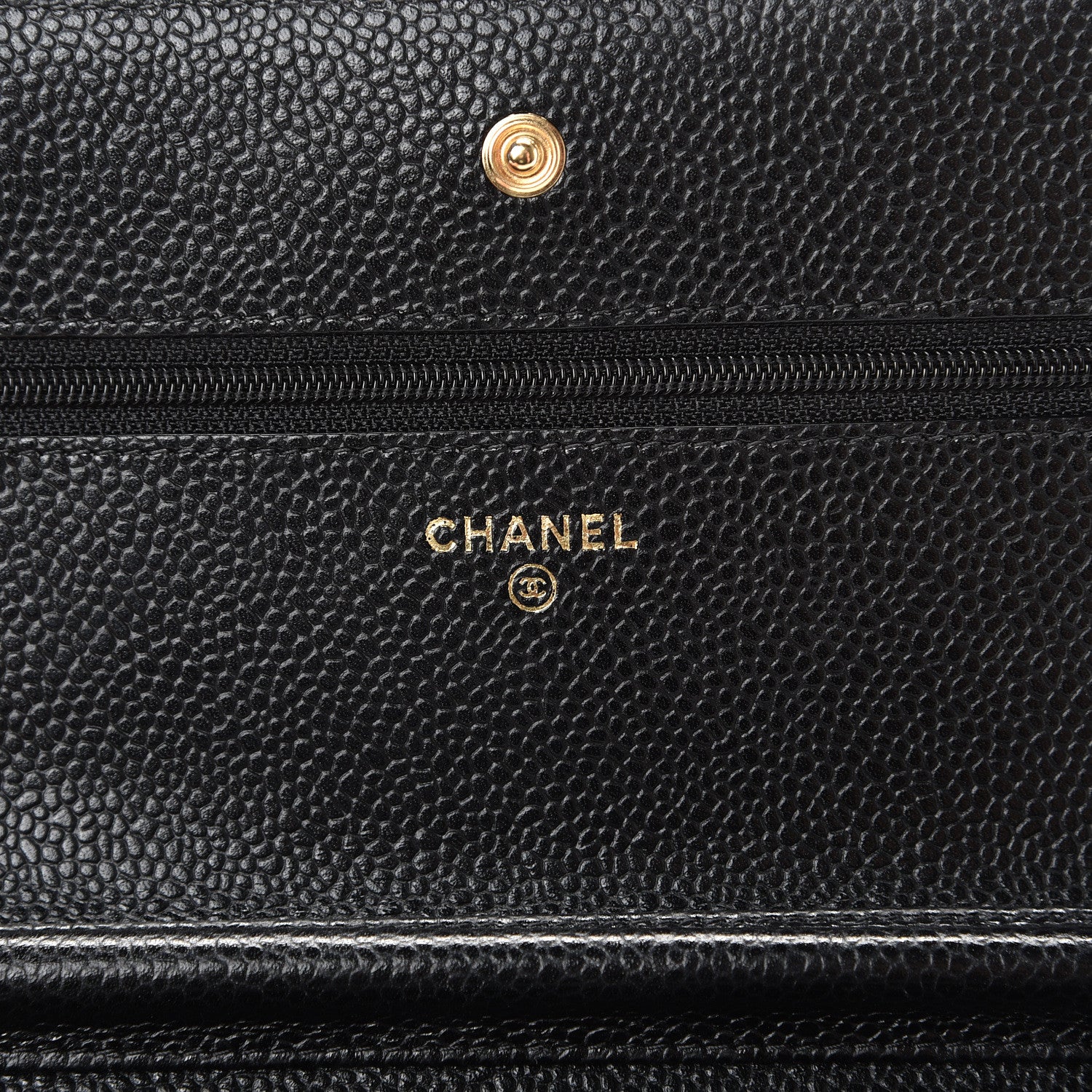Chanel Caviar Quilted Wallet On Chain WOC Black 5 of 11
