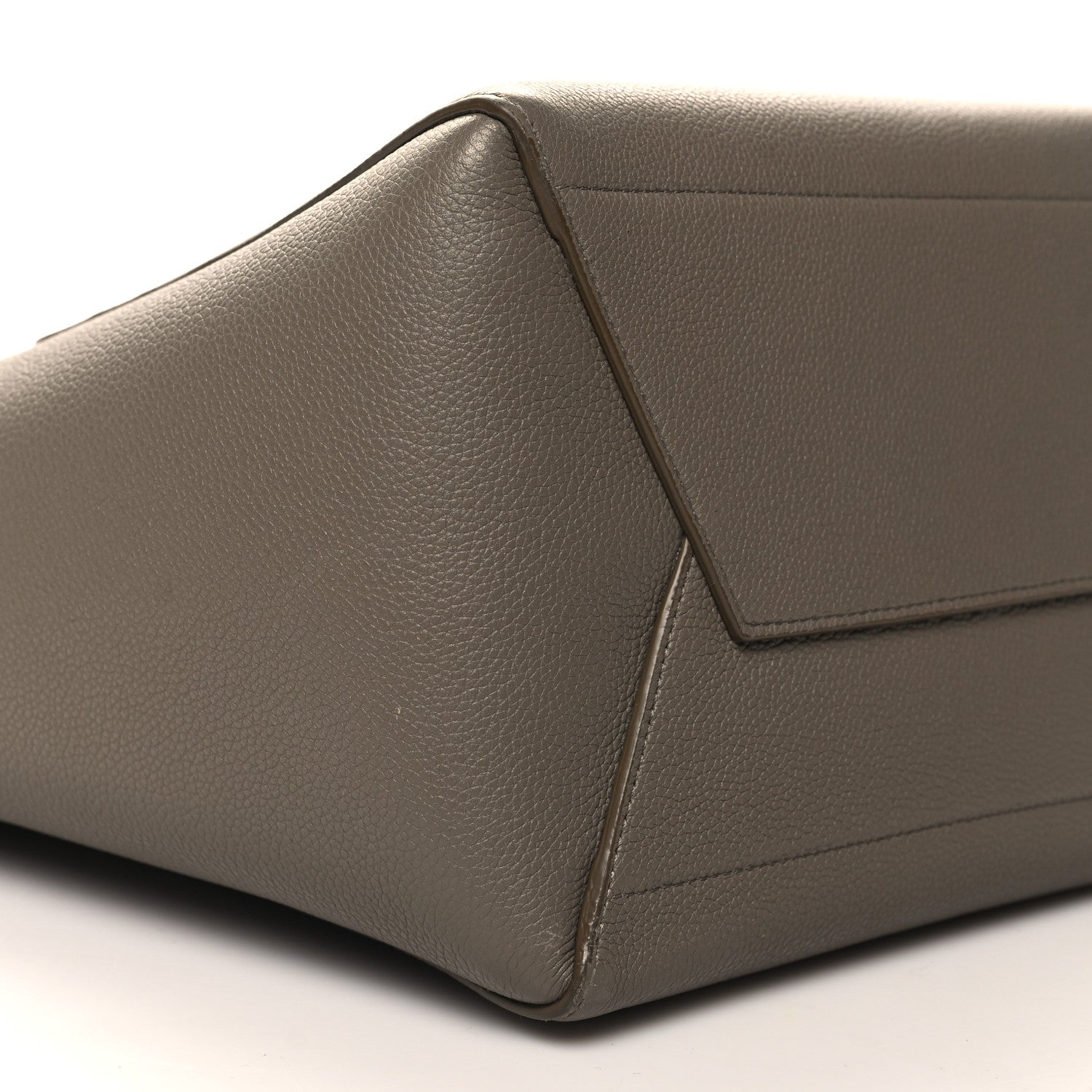 Celine Soft Grained Calfskin Sangle Bucket Bag Taupe 9 of 10
