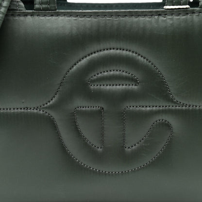 Telfar Nylon Small Puff Shopping Bag Green 2 of 10