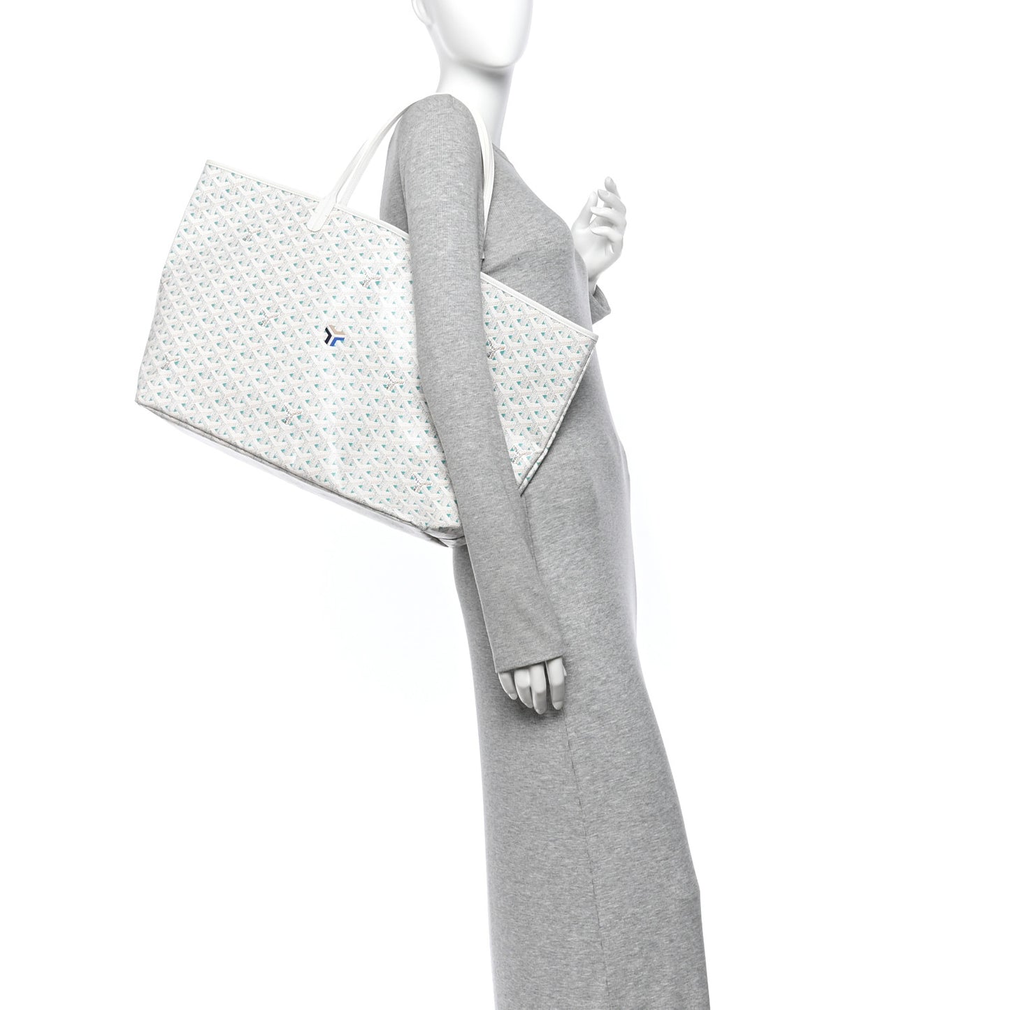 Goyardine Saint Louis Claire Voie GM White Opaline