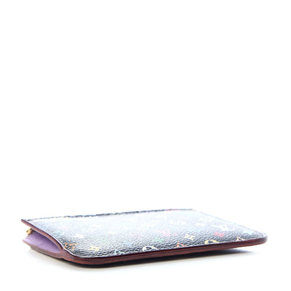 Louis Vuitton Monogram Multicolor Key Pouch Black Grenade 4 of 7