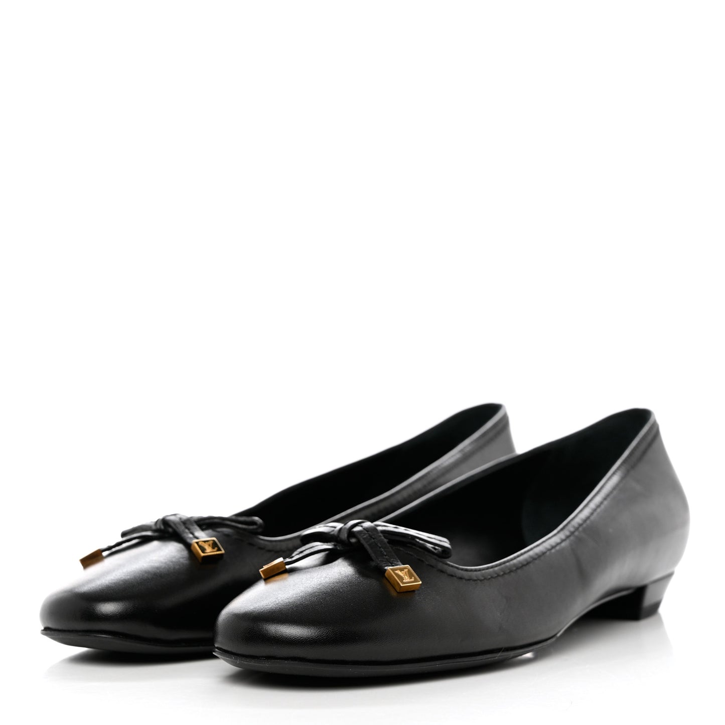 Calfskin Uniformes Ballet Flats 36 Black