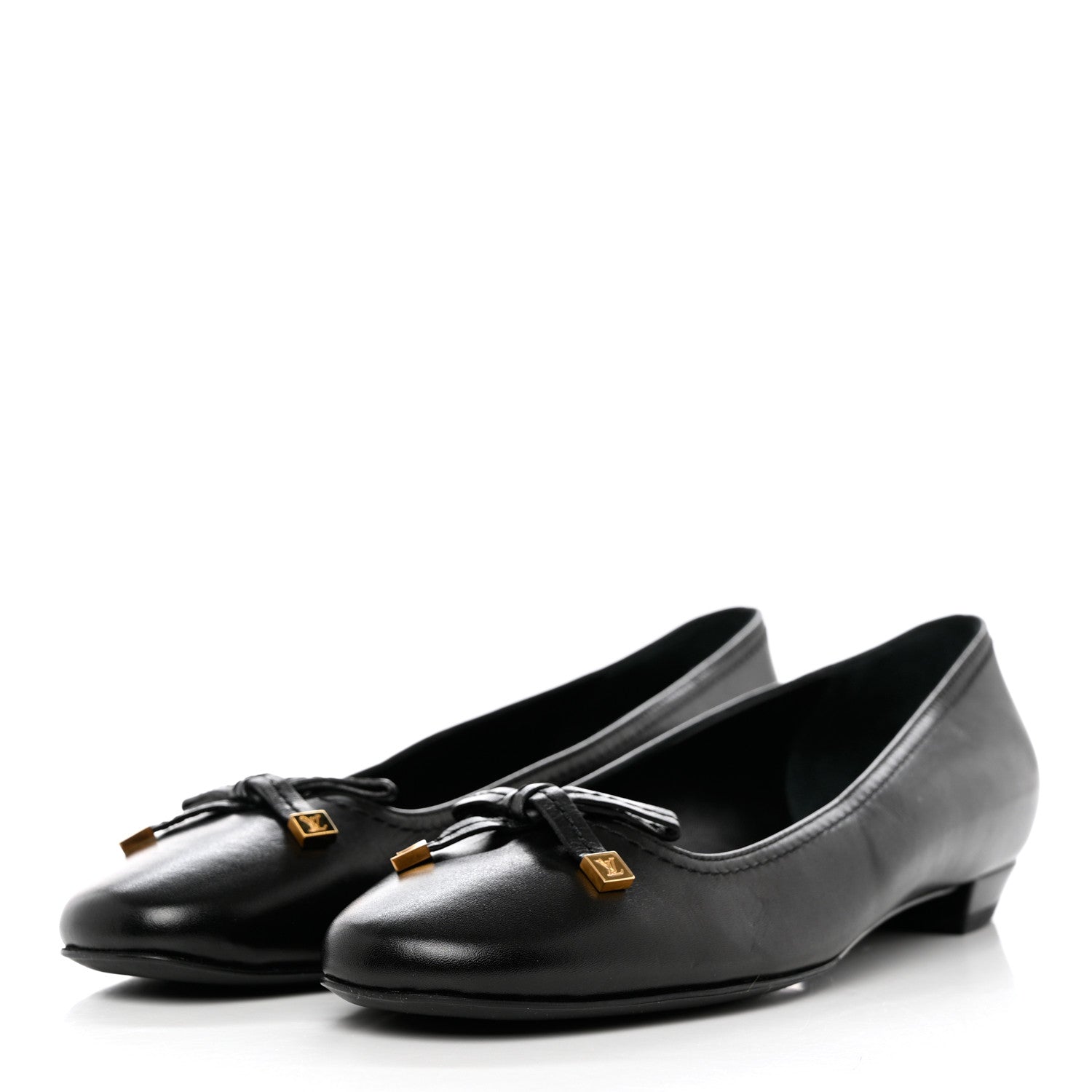 Louis Vuitton Calfskin Uniformes Ballet Flats 36 Black 3 of 8