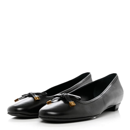 Louis Vuitton Calfskin Uniformes Ballet Flats 36 Black 3 of 8