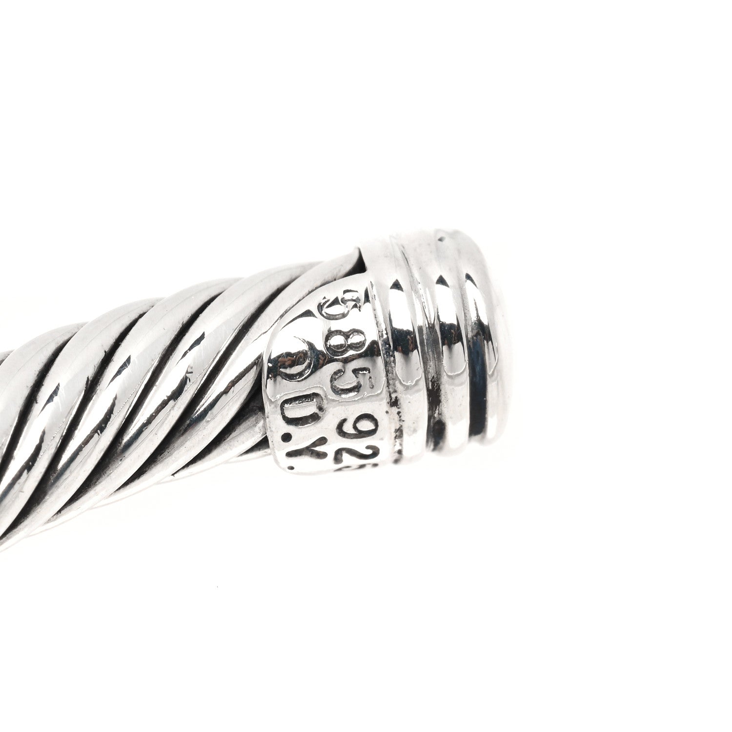David Yurman Sterling Silver 14K Yellow Gold 5mm Cable Classics Single Station Bracelet 3 of 3