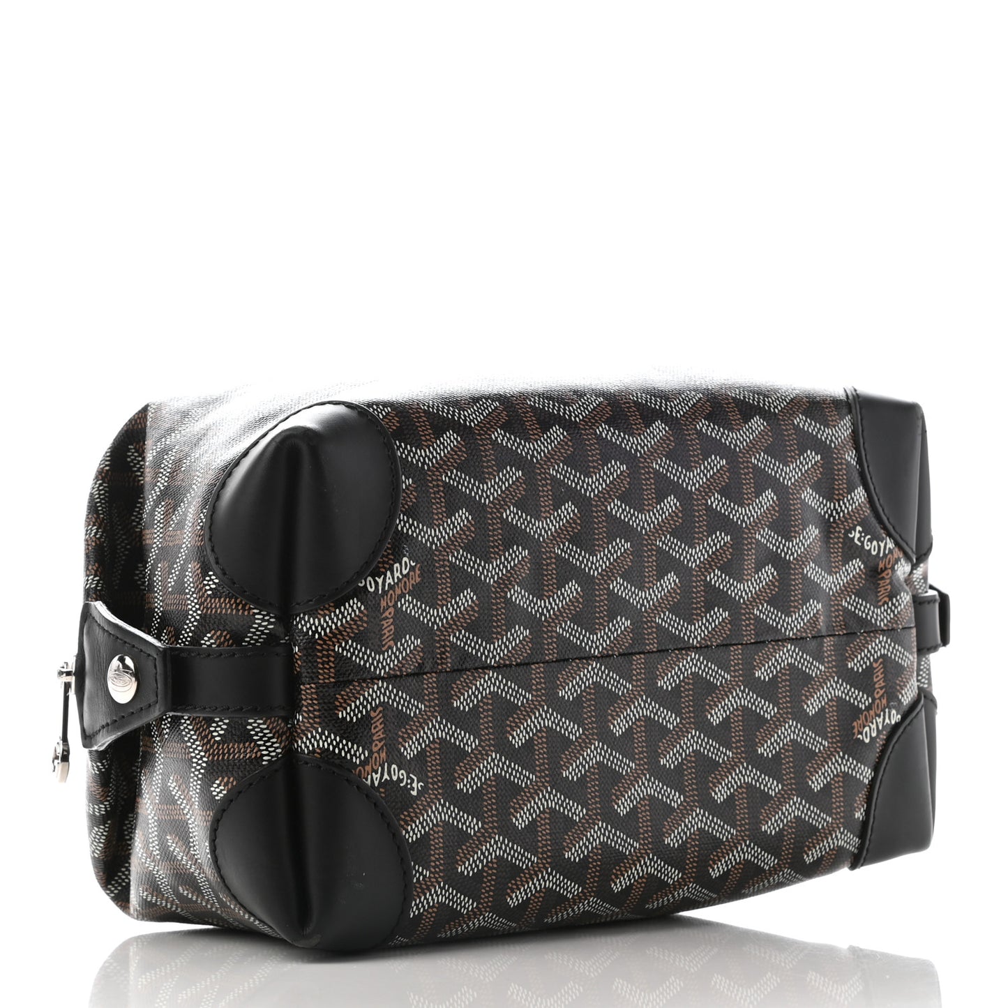Goyardine Boeing 25 Trousse de Toilette Black